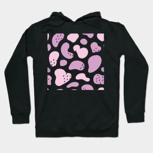 Purple And Pink Abstract Shapes Hoodie